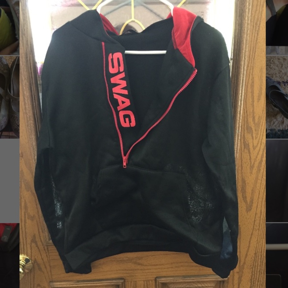 Zacard Black and Red SWAG hoodie
